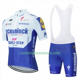 Combinaison Cycliste + Cuissard à Bretelles 2020 Deceuninck-Quick-Step N001